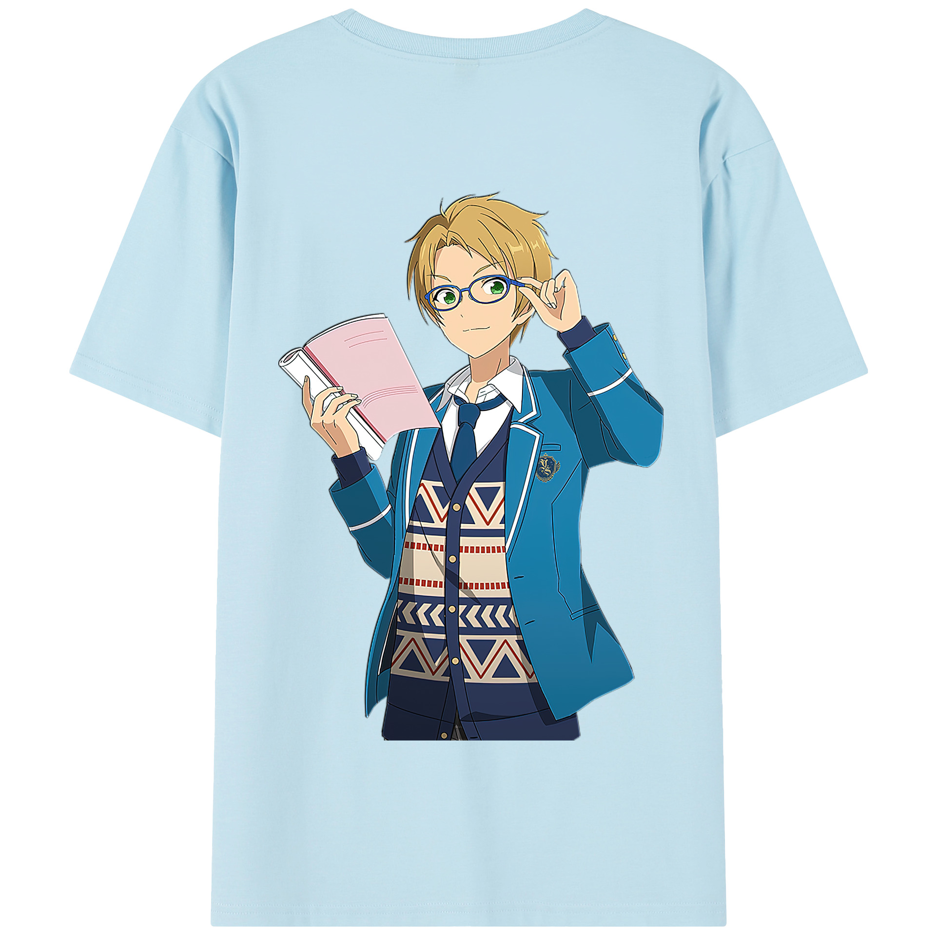 （画像用） あんさんぶるスターズ! Ensemble Stars 綿100％半袖Tシャツ（背面プリント）